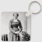 Harriet Tubman Dirigent Ondergrondse Spoorweg Sleutelhanger (Achterkant)