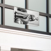 Harriet Tubman Dirigent Ondergrondse Spoorweg Spandoek (Buitenkant Gebouw)