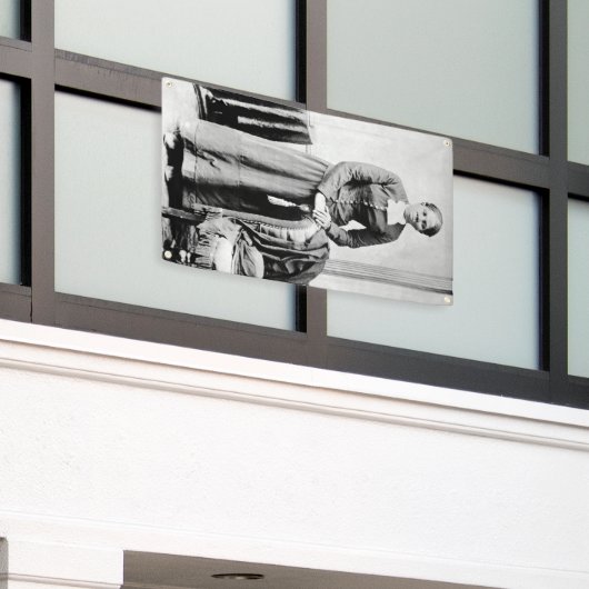 Harriet Tubman Dirigent Ondergrondse Spoorweg Spandoek (Buitenkant Gebouw)