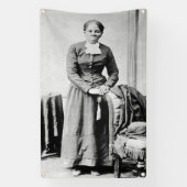 Harriet Tubman Dirigent Ondergrondse Spoorweg Spandoek (Verticaal)