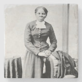 Harriet Tubman Dirigent Ondergrondse Spoorweg Stenen Onderzetter (Voorkant)