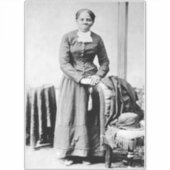 Harriet Tubman Dirigent Ondergrondse Spoorweg Sticker (Voorkant)