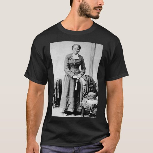 Harriet Tubman Dirigent Ondergrondse Spoorweg T-shirt (Voorkant)