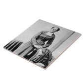 Harriet Tubman Dirigent Ondergrondse Spoorweg Tegeltje (Zijkant)