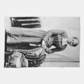 Harriet Tubman Dirigent Ondergrondse Spoorweg Theedoek (Horizontaal)