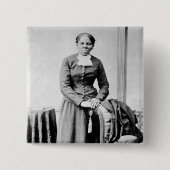 Harriet Tubman Dirigent Ondergrondse Spoorweg Vierkante Button 5,1 Cm (Voorkant)