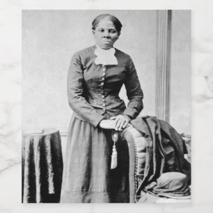 Harriet Tubman Dirigent Ondergrondse Spoorweg Wijn Etiket