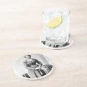 Harriet Tubman Dirigent Ondergrondse Spoorweg Zandsteen Onderzetter (Zijkant)