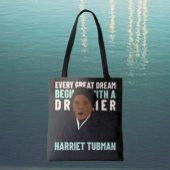 Harriet Tubman Dream Inspirerend Canvas tas
