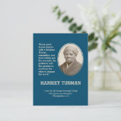 HARRIET TUBMAN Dreamweaver Quote | BHM Briefkaart (Staand voorkant)