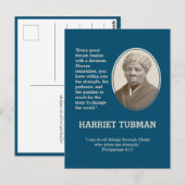 HARRIET TUBMAN Dreamweaver Quote | BHM Briefkaart (Voorkant / Achterkant)