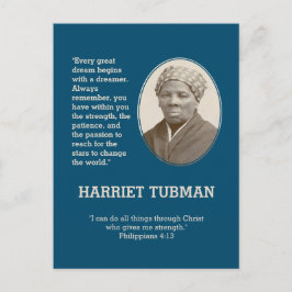 HARRIET TUBMAN Dreamweaver Quote | BHM Briefkaart