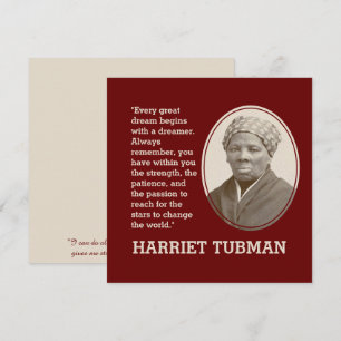 HARRIET TUBMAN   Elke grote droom   MOTIVATIE