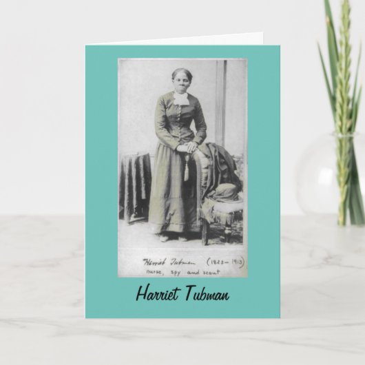 Harriet Tubman Inspiraties Kaart (Voorkant)