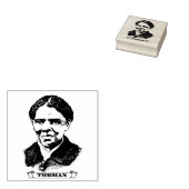 Harriet Tubman op je 20 dollar Bill rubberen stemp Rubberstempel (Gestempeld)