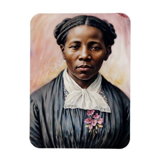 Harriet Tubman originele Waterverf kunst Magneet (Verticaal)