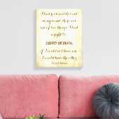 Harriet Tubman, Powerful Liberty of Death Quote Canvas Afdruk (Insitu (Woonkamer))