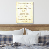 Harriet Tubman, Powerful Liberty of Death Quote Canvas Afdruk (Insitu (Slaapkamer))