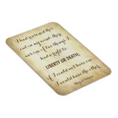 Harriet Tubman, Powerful Liberty of Death Quote Magneet (Rechterzijde)