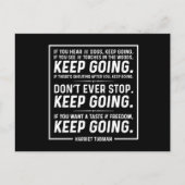 Harriet Tubman Quote Briefkaart (Voorkant)