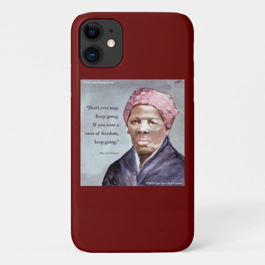 Harriet Tubman & Quote Case-Mate iPhone Case (Achterkant)
