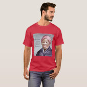Harriet Tubman & Quote Heren Tshirt (Voorkant volledig)