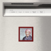 Harriet Tubman & Quote Magneet (Insitu (Vaatwasser))