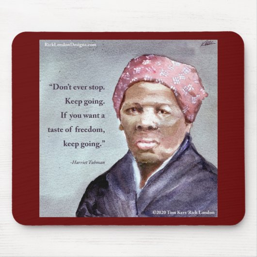 Harriet Tubman & Quote Muismat (Voorkant)