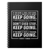 Harriet Tubman Quote Notitieboek (Voorkant)