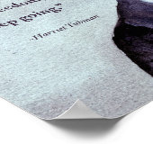 Harriet Tubman & Quote Poster (Hoek)