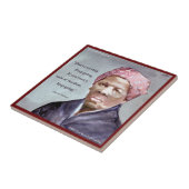 Harriet Tubman & Quote Tegeltje (Zijkant)
