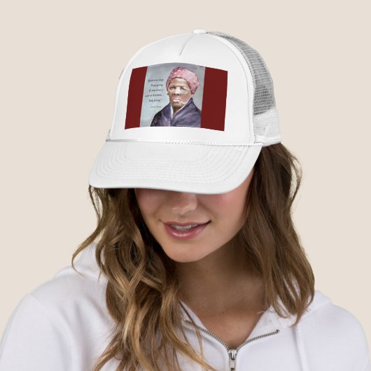 Harriet Tubman & Quote Trucker Pet (In situ)