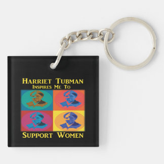 Harriet Tubman steunt vrouwen Sleutelhanger