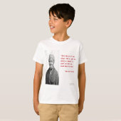 Harriet Tubman "Vrijheid of Dood" citaat cadeaus T-shirt (Voorkant volledig)