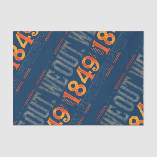 Harriet Tubman We Out 1849 Black American Geschied Tissuepapier (Voorkant)