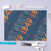 Harriet Tubman We Out 1849 Black American Geschied Tissuepapier (Craft)