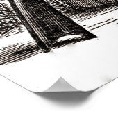 Harriet Tubman Woodcut Poster (Hoek)