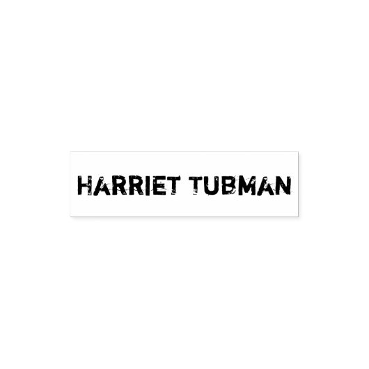 Harriet Tubman Zelfinkt Rubber Stamp Zelfinktende Stempel (Design)