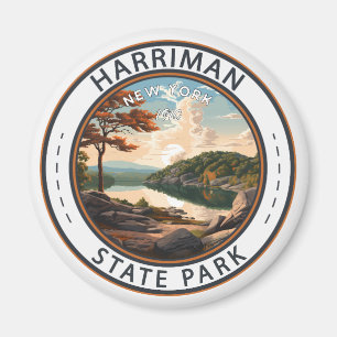 Harriman State Park New York Badge Magneet