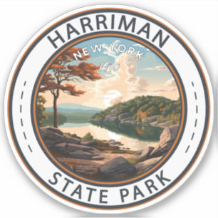 Harriman State Park New York Badge Sticker