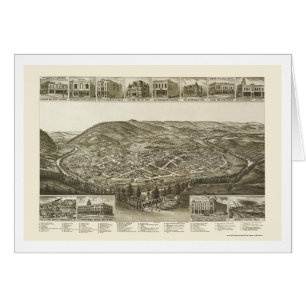 Harriman, TN Panoramic Map - 1892