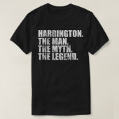 Harrington Achternaam Harrington T-shirt (Design voorkant)
