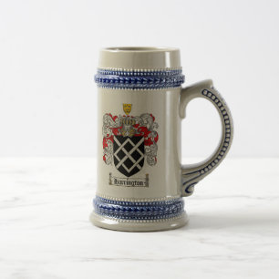 Harrington Coat of Arms Stein / Harrington Stein Bierpul