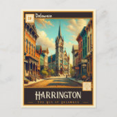 Harrington, Delaware | Oude ansichtkaart Briefkaart (Voorkant)