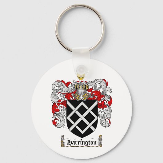 HARRINGTON FAMILIE CREST - HARRINGTON COAT OF ARMS SLEUTELHANGER (Voorkant)