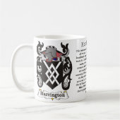 Harrington Family Coat of Arms mok (Links)