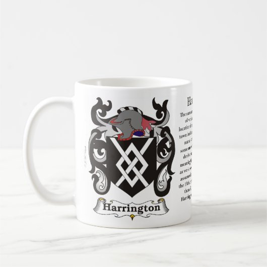 Harrington Family Coat of Arms Mok (Links)