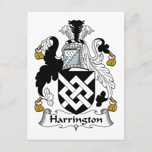 Harrington Family Crest Briefkaart
