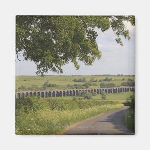 Harringworth Viaduct, Rutland.  Ook bekend als Magneet