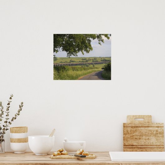 Harringworth Viaduct, Rutland. Ook bekend als Poster (Keuken)